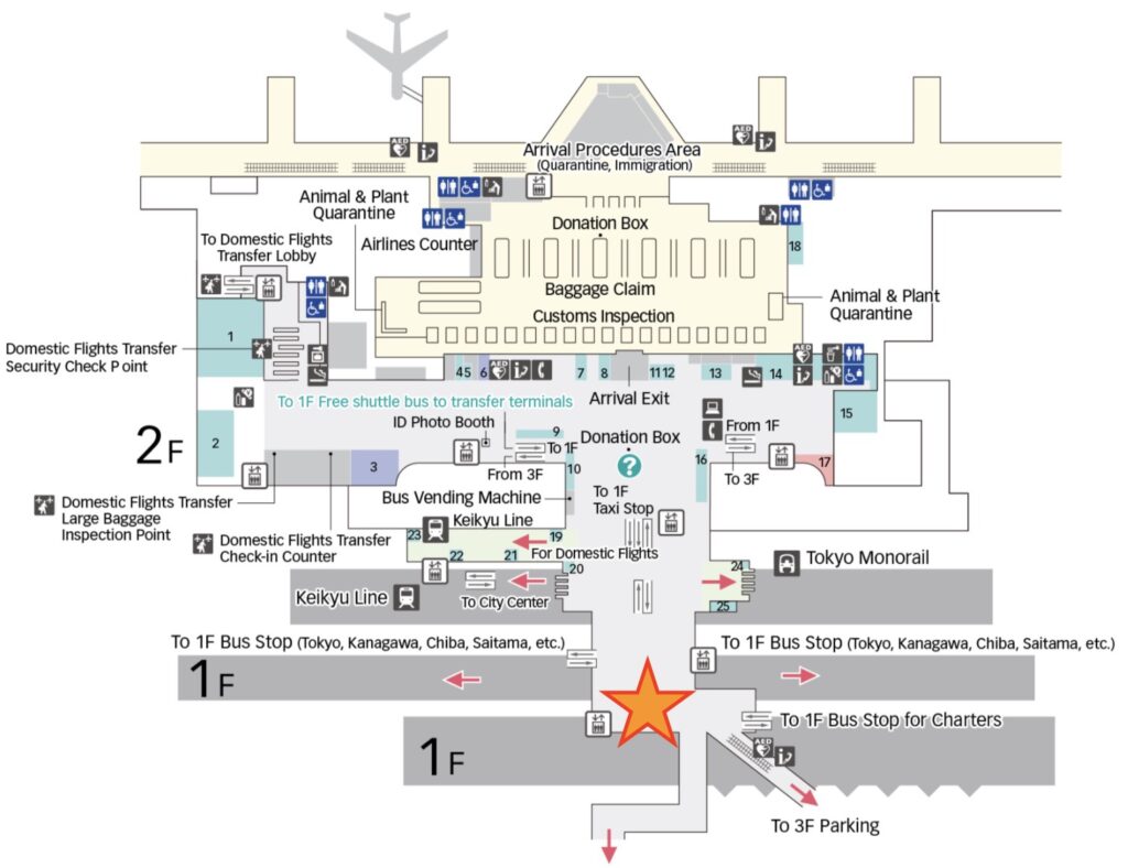 Haneda meeting area